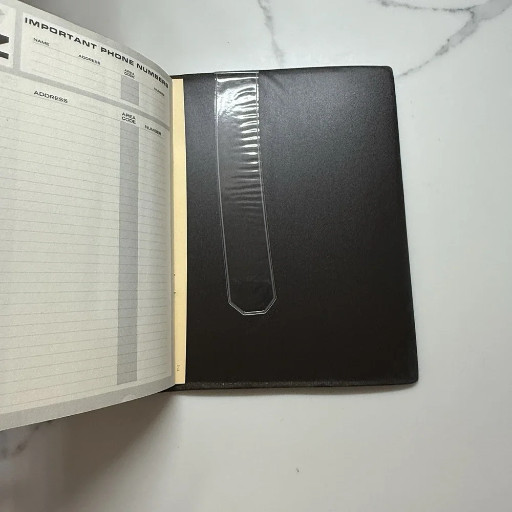Vintage‎ 1978 Desk Diary Calendar– Embossed Faux Leather Cover – Birds & Wheat